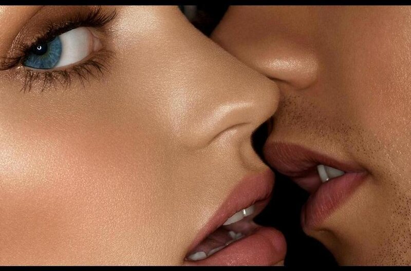 Close-up of Two Faces — Brown