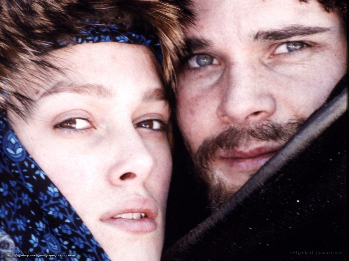 close-up of two people