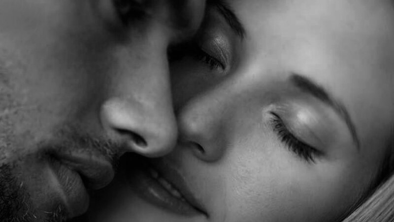Close-up of Two People — Black