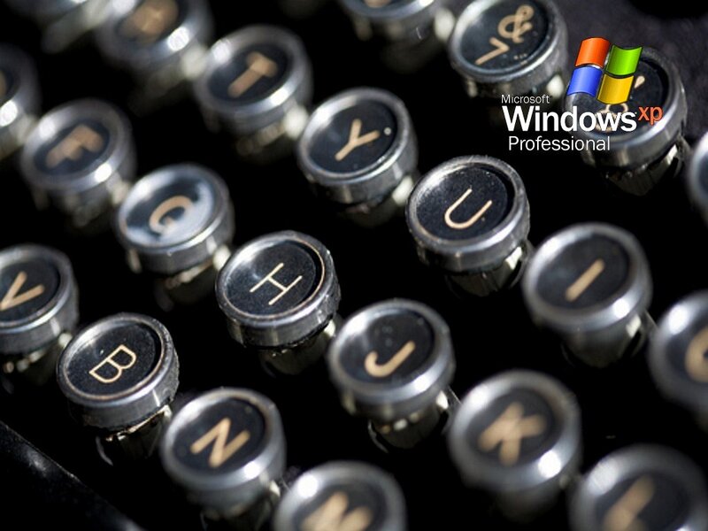 Close-up of Typewriter Keys — Black, Nostalgic