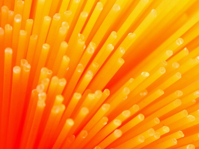 Close-up of uncooked spaghetti