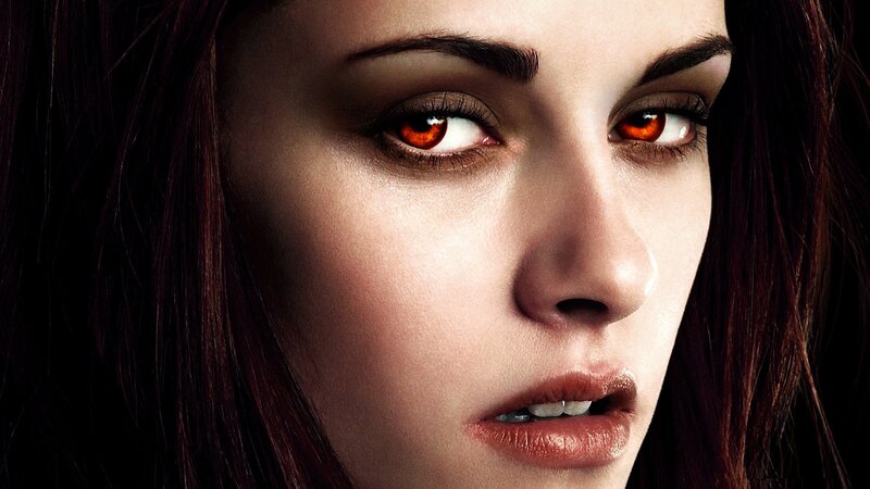 close-up of vampire eyes