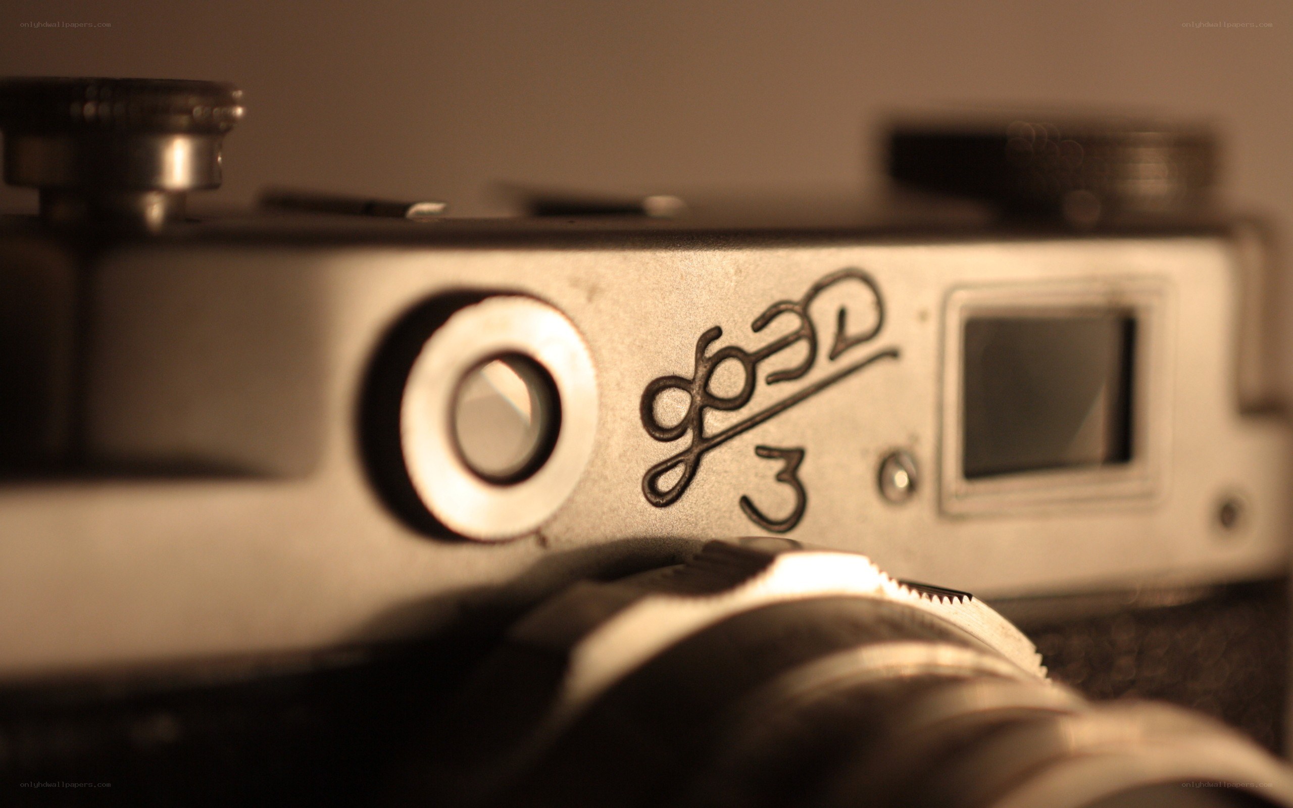 close-up of vintage camera