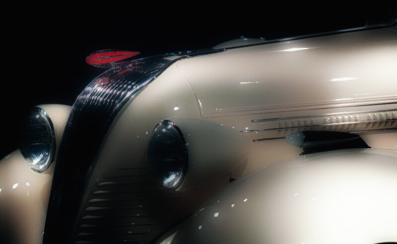 Close-up of Vintage Car