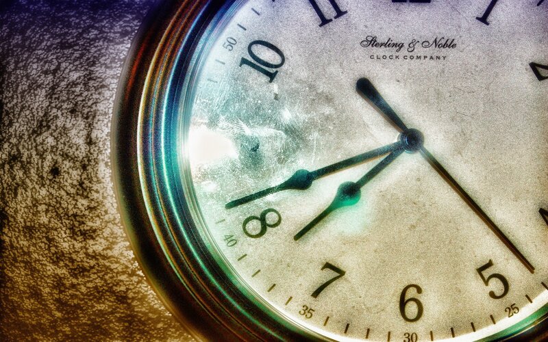 Close-up of Vintage Clock