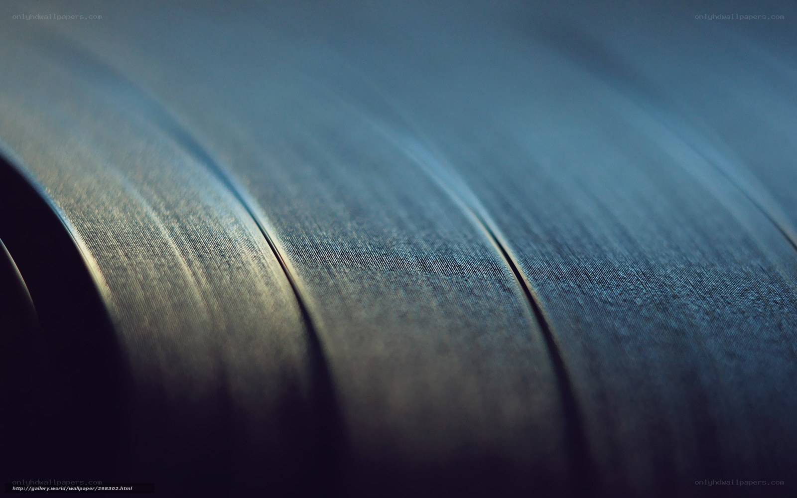Close-up of vinyl records