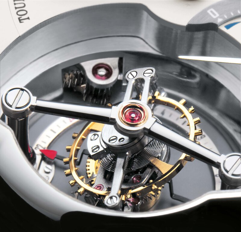 Close-up of watch mechanism