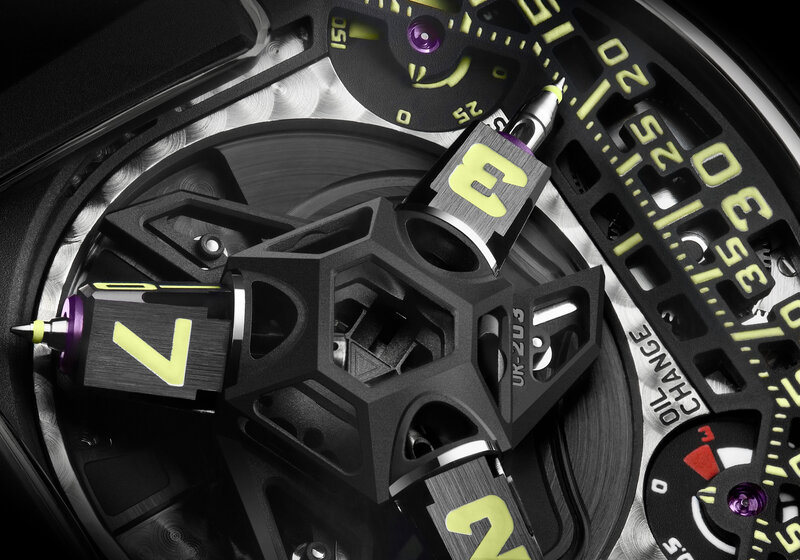 close-up of watch mechanism
