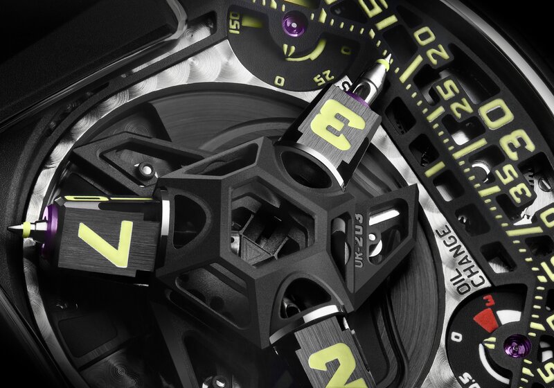 Close-up of Watch Mechanism — Black