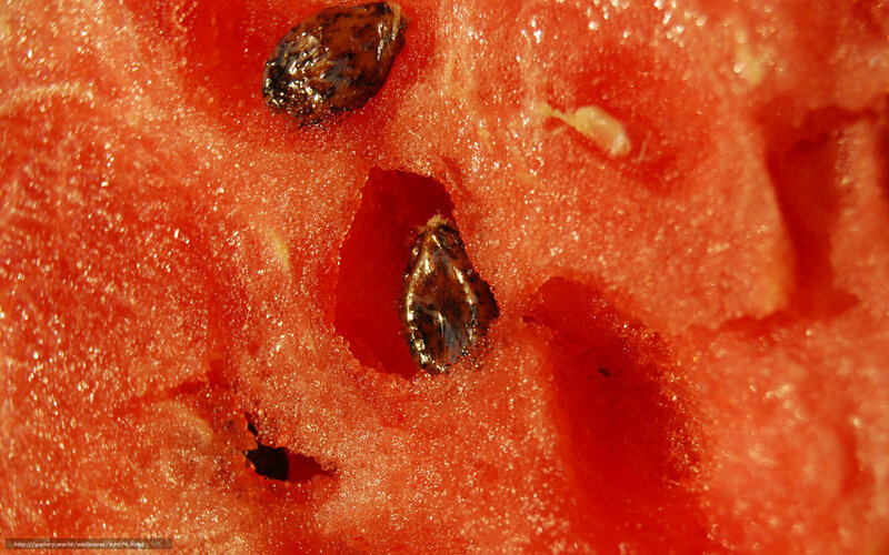 Close-up of Watermelon Flesh — Red