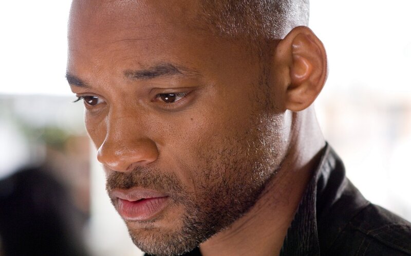 close-up of will smith
