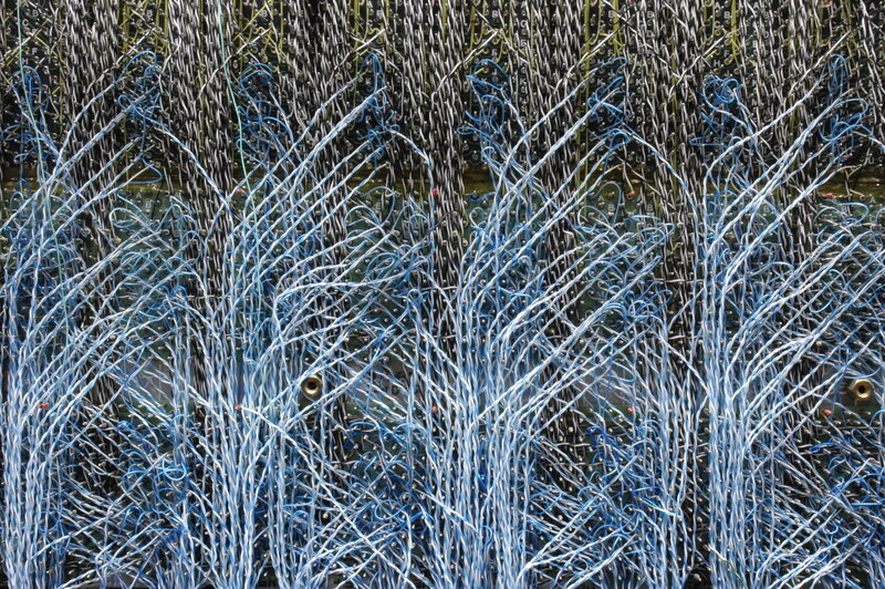 Close-up of wiring on circuit boards