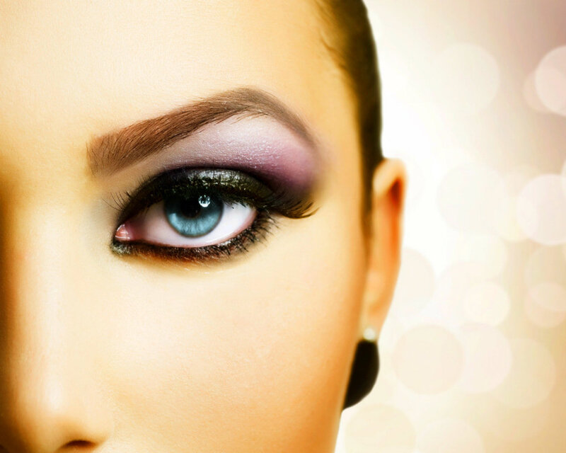 Close-up of Woman's Eye — Blue, Dramatic