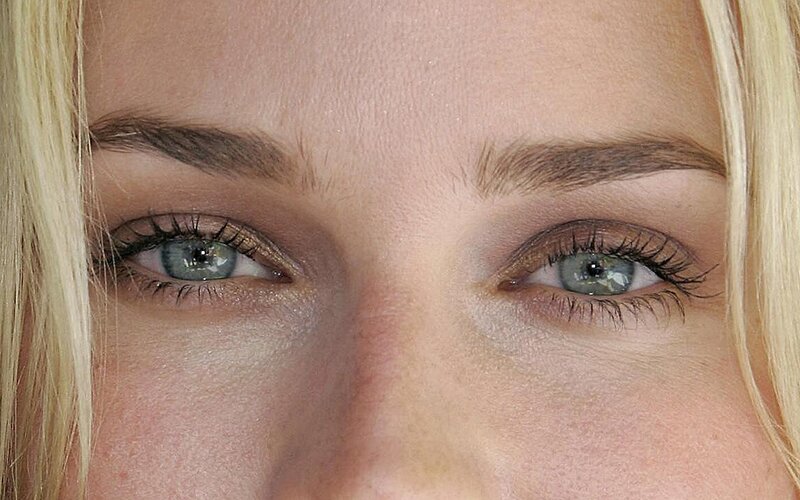 Close-up of Woman's Eyes — Blue, Neutral