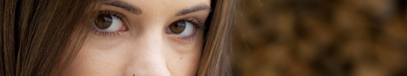 Close-up of Woman's Eyes — Photograph