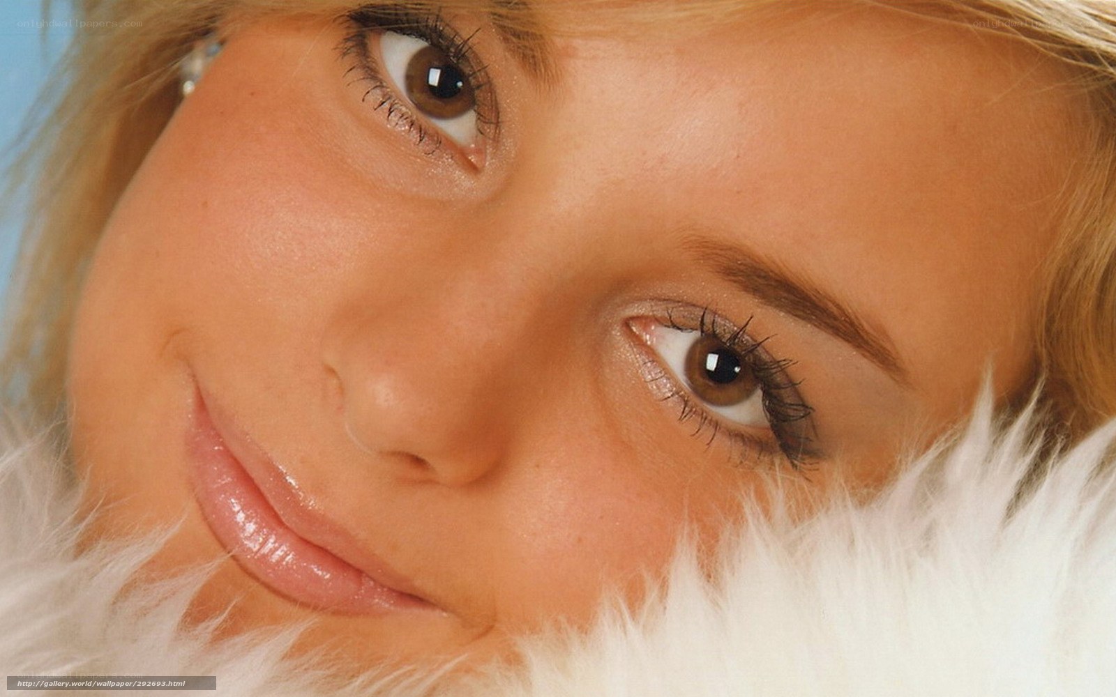 close-up of woman's face