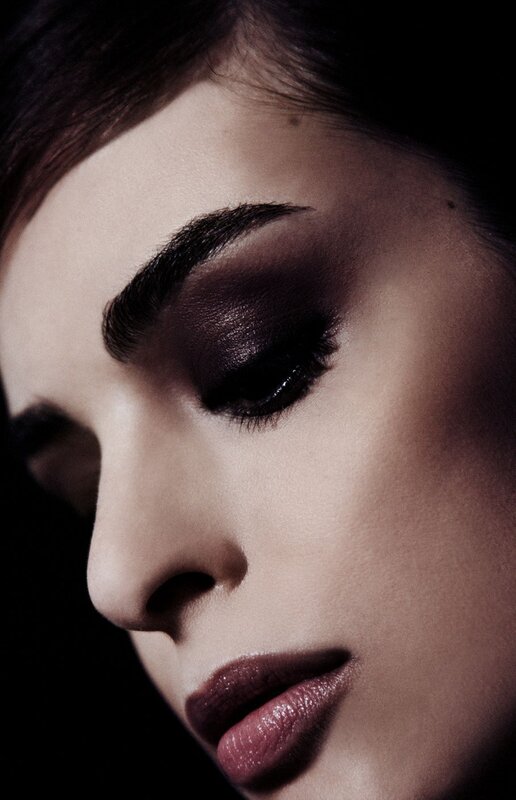 close-up of woman's face