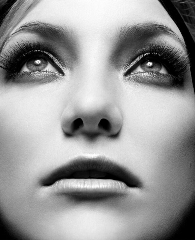 close-up of woman's face