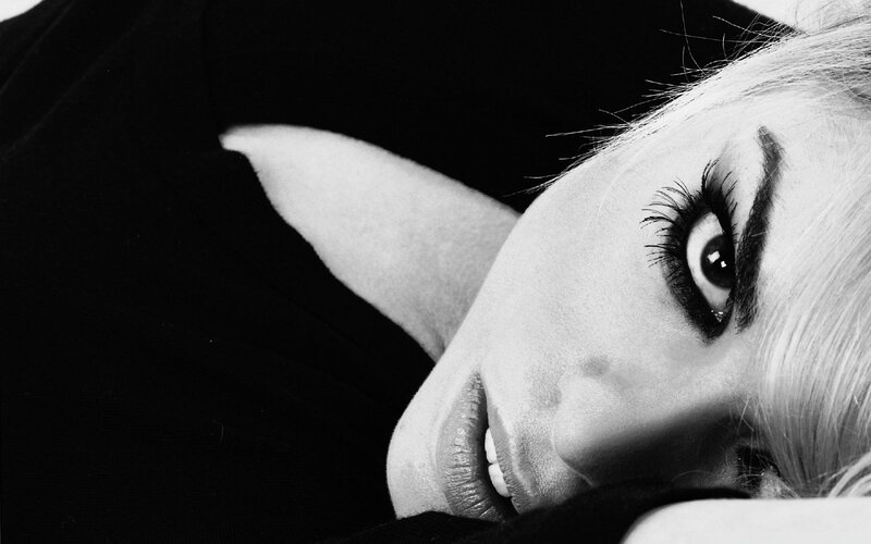 close-up of woman's face