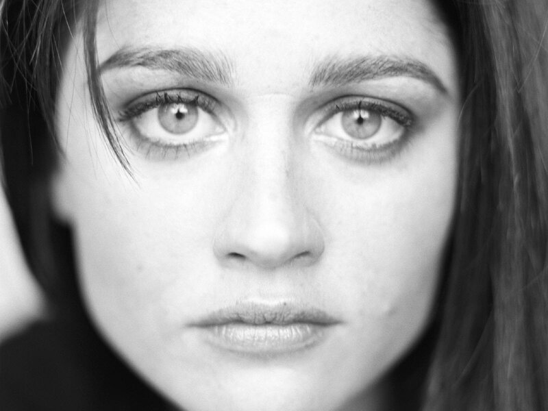 close-up of woman's face