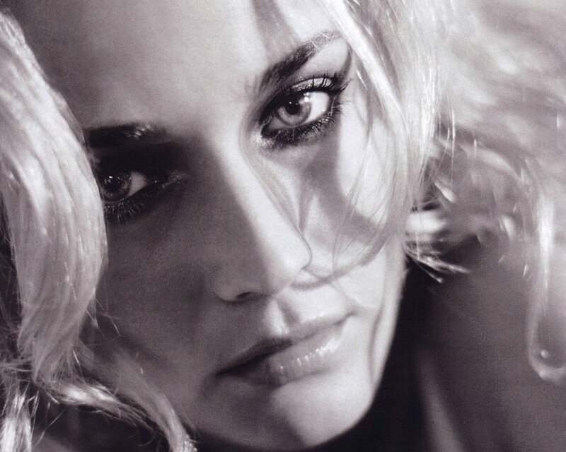 close-up of woman's face