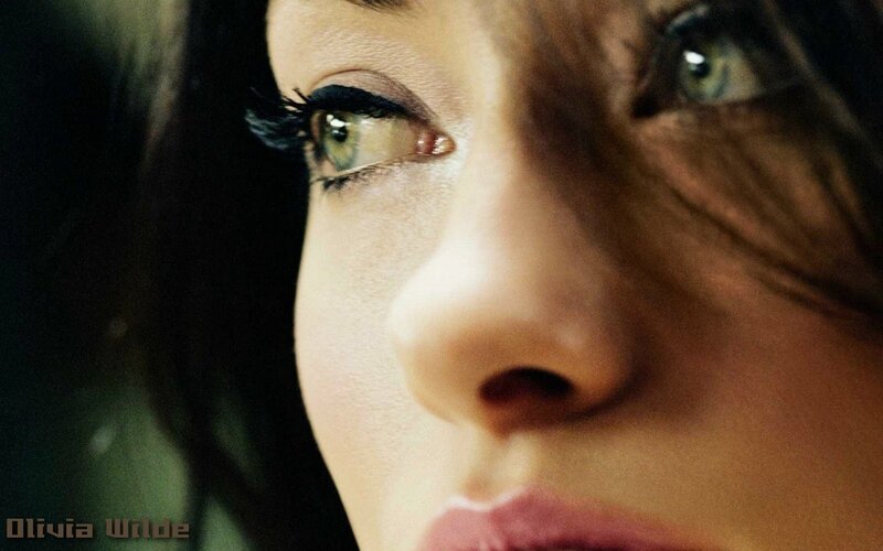 close-up of woman's face