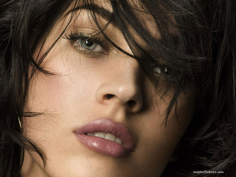 close-up of woman's face