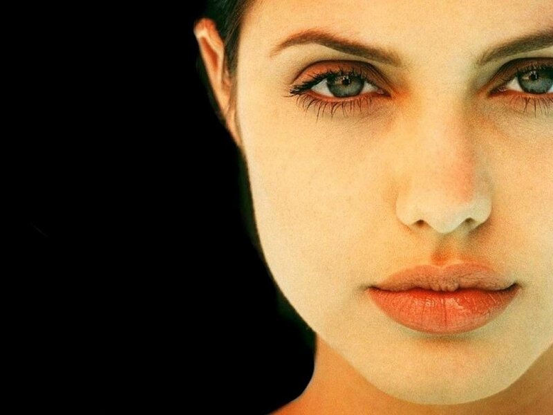 Close-up of Woman's Face — Beige, Dramatic, Photograph