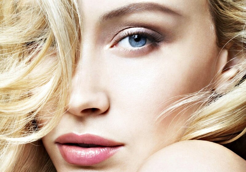 Close-up of Woman's Face — Blonde, Calm, Photograph, Blonde Hair