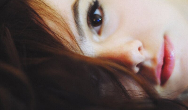 Close-up of Woman's Face — Brown, Intimate, Photograph, Eye