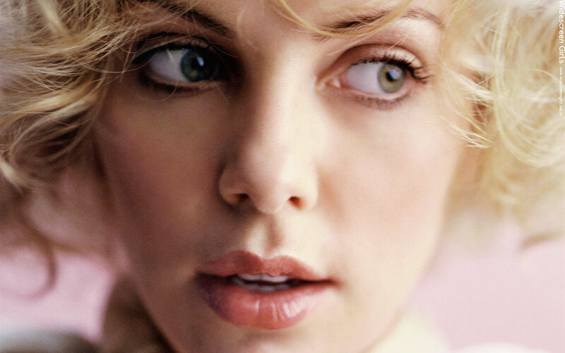 Close-up of Woman's Face — Pink, Intense