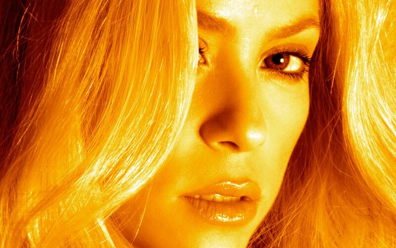 Close-up of Woman's Face — Yellow, Dramatic, Photograph
