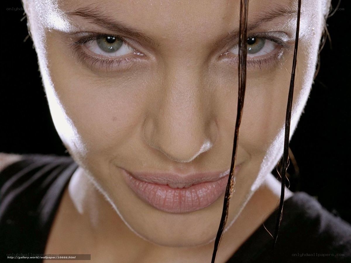 close-up of woman's face