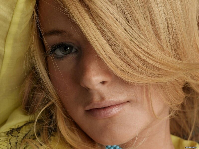 close-up of woman with blonde hair