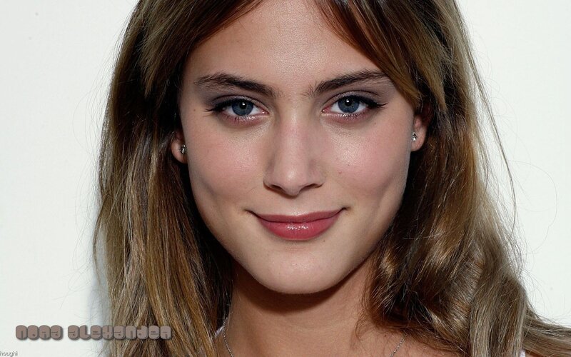 close-up of woman with blue eyes