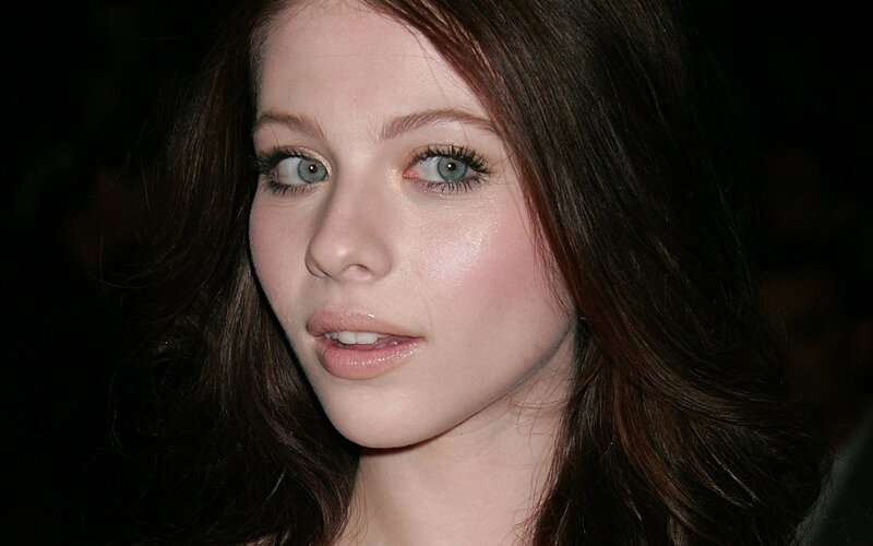 close-up of woman with blue eyes