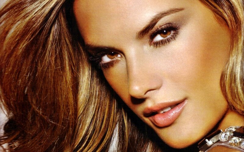 close-up of woman with brown hair