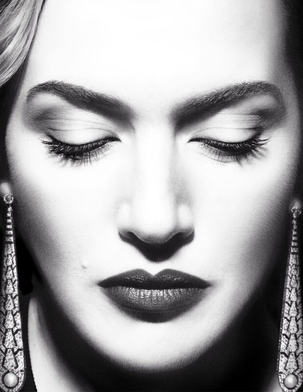 close-up of woman with closed eyes