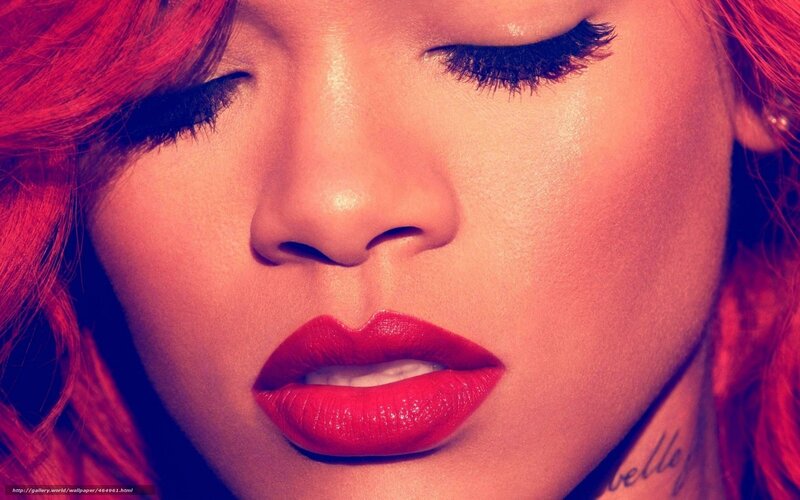 close-up of woman with red hair