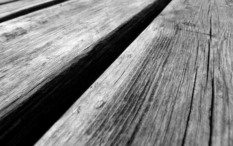 close-up of wooden planks
