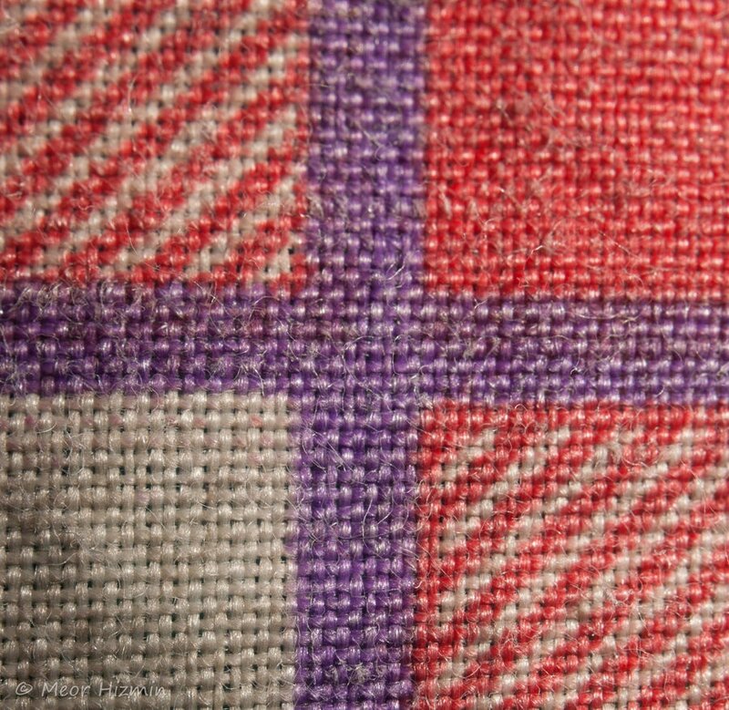 close-up of woven fabric
