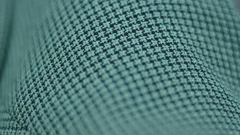 close-up of woven fabric texture