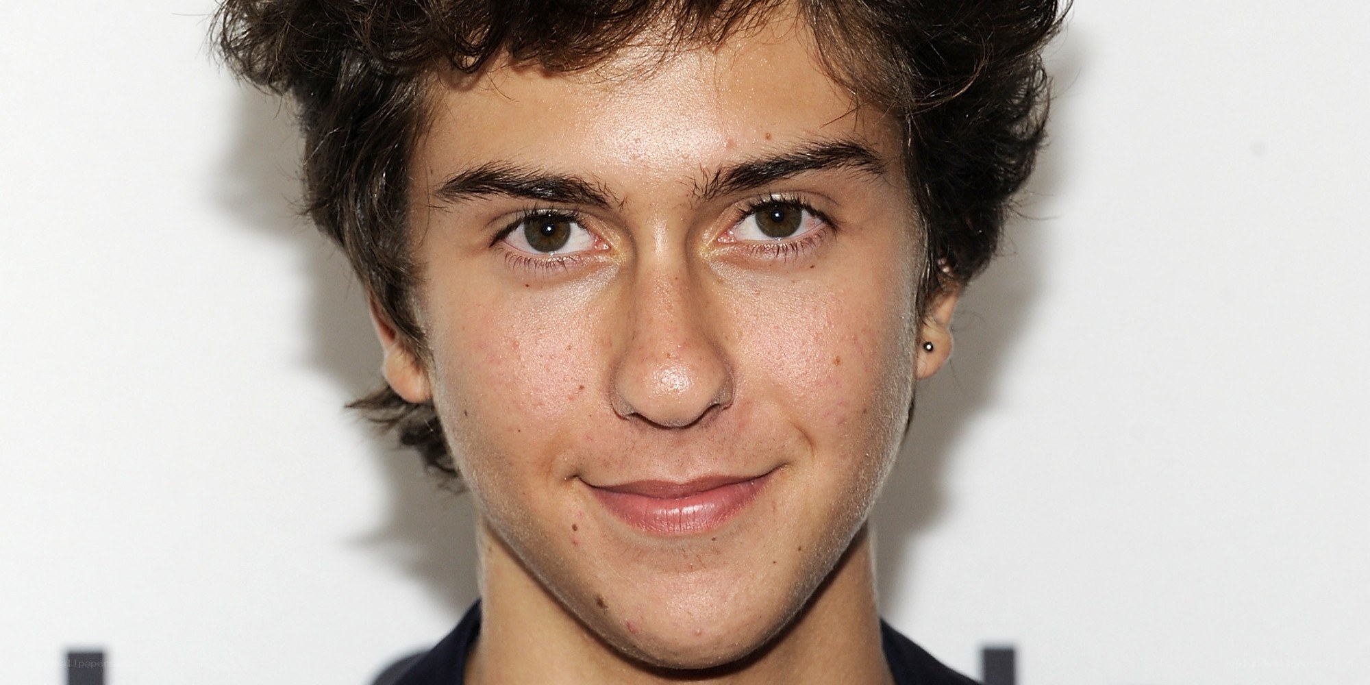 close-up of young man