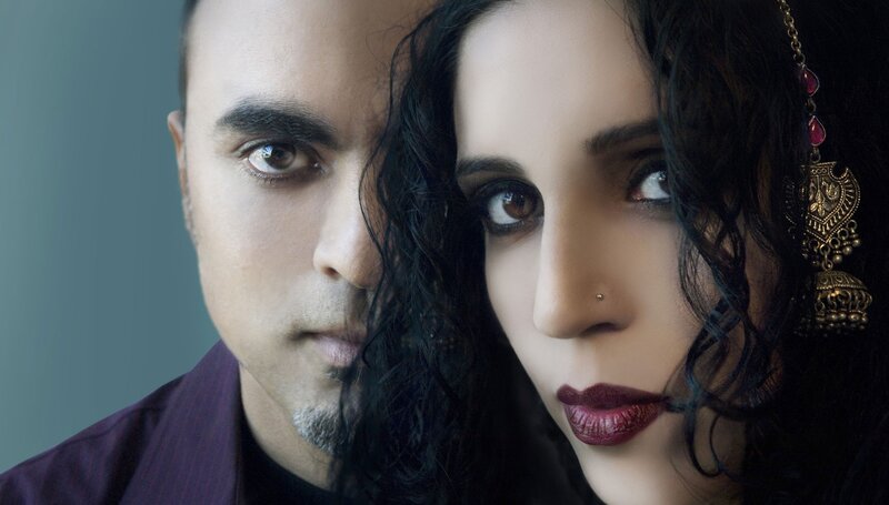 close-up portrait of a couple