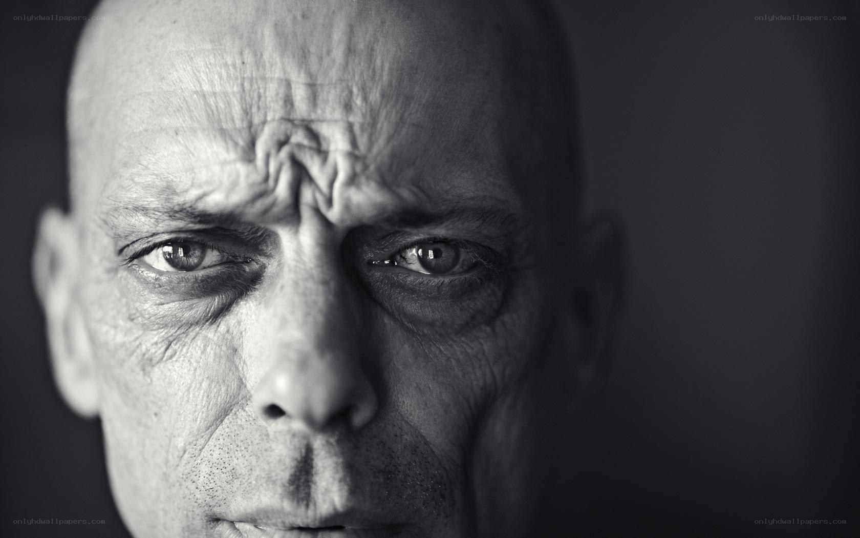 close-up portrait of a man