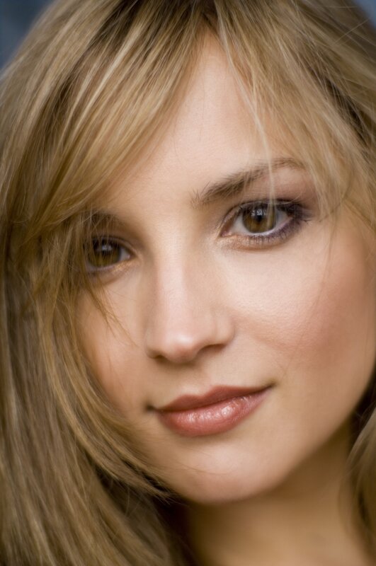close-up portrait of a woman