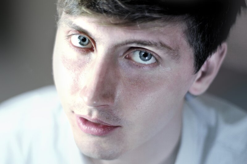 close-up portrait of a young man