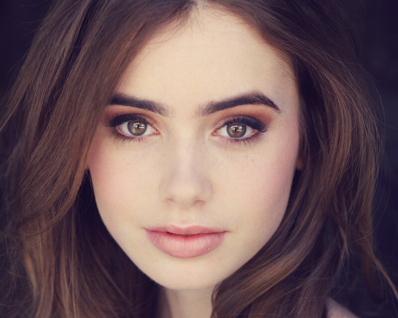 close-up portrait of a young woman