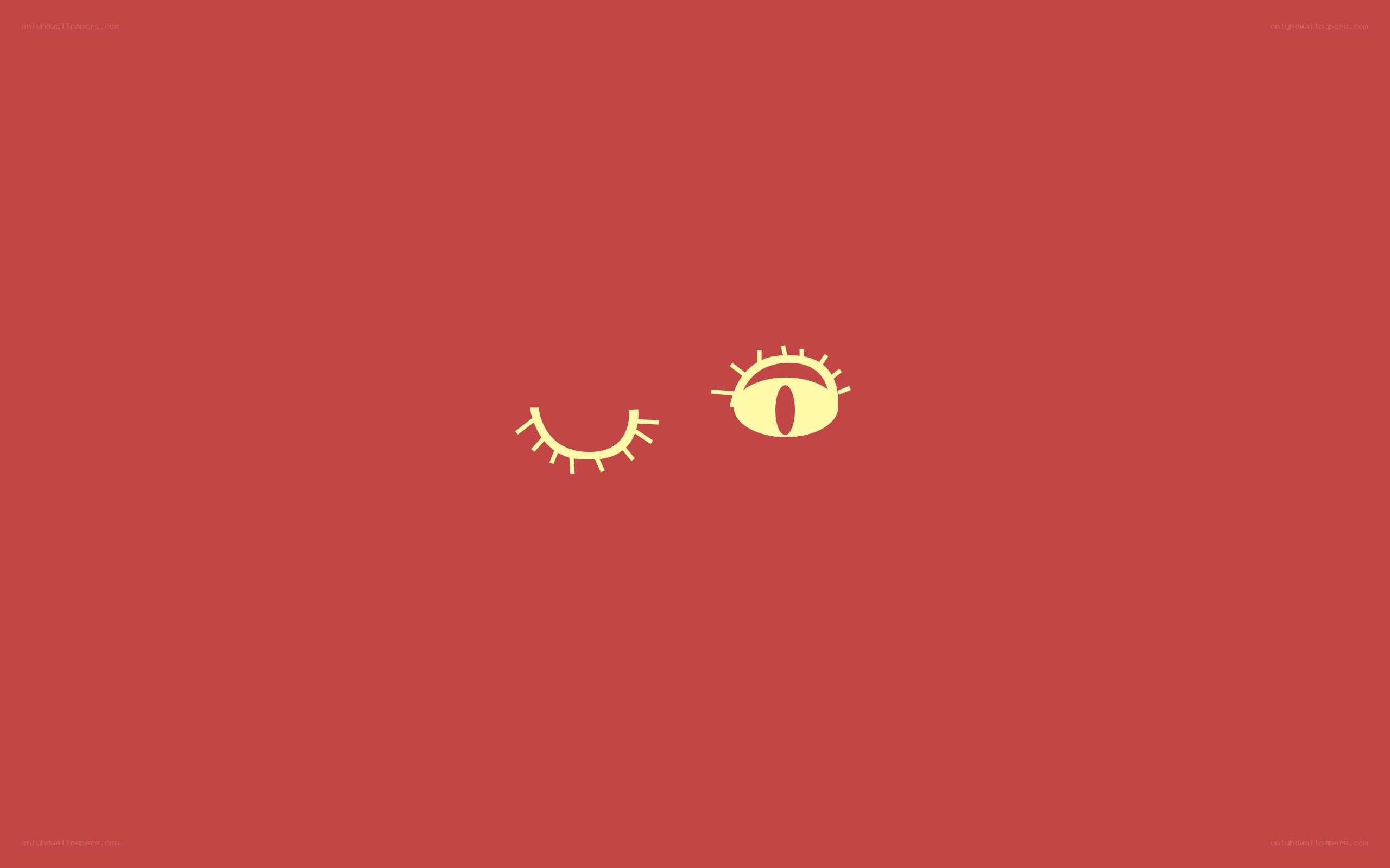 closed and open eyes illustration