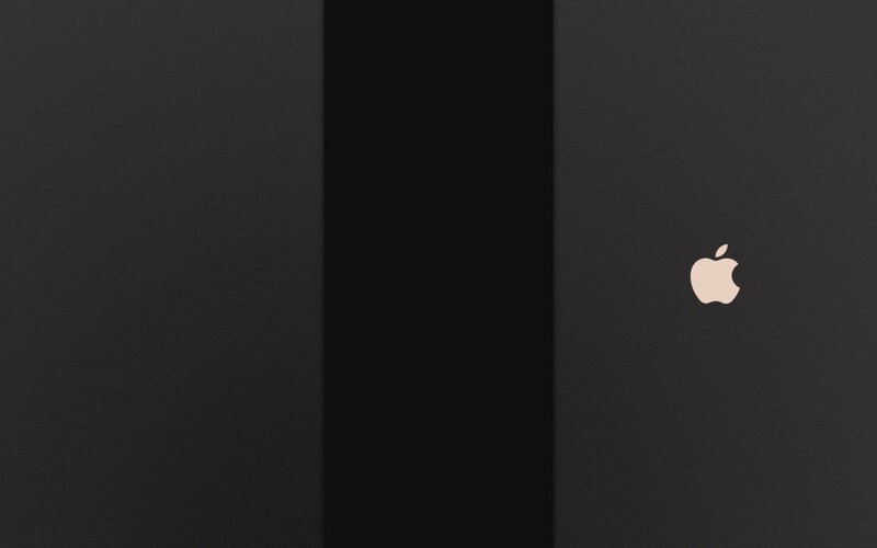 Closed Laptop Lid — Black